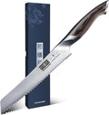 HOSHANHO Bread Knife 8 inch, Japanese High Carbon Stainless Steel Serrated by HOSHANHO