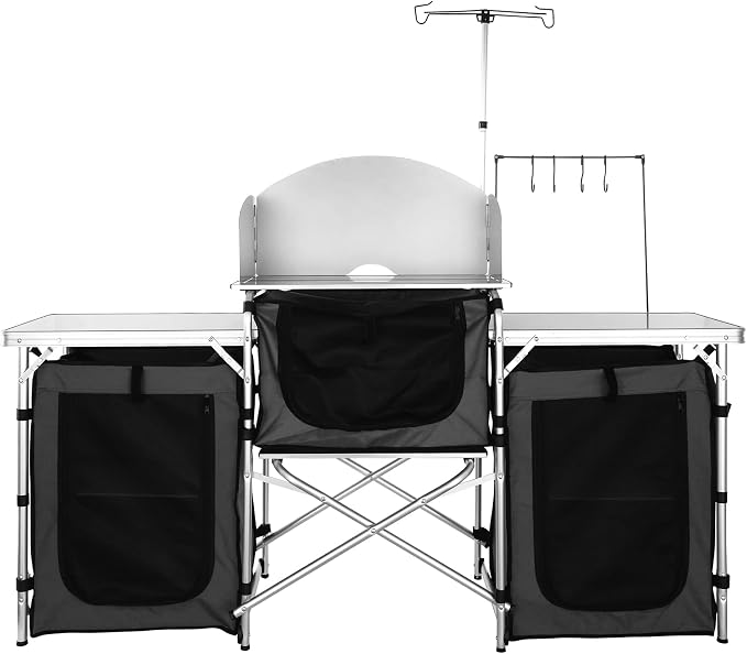 VEVOR Camping Kitchen Table, Folding Outdoor Cooking Table - Image 10