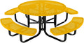 COATEDOUTDOORFURNITURE Heavy-Duty Portable Outdoor Kids Table by CoatedOutdoorFurniture