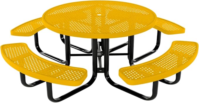 COATEDOUTDOORFURNITURE Heavy-Duty Portable Outdoor Kids Table by CoatedOutdoorFurniture