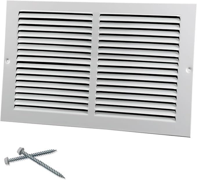14"W x 8"H Steel Return Air Grille, Air Return Vent Cover by Howeall