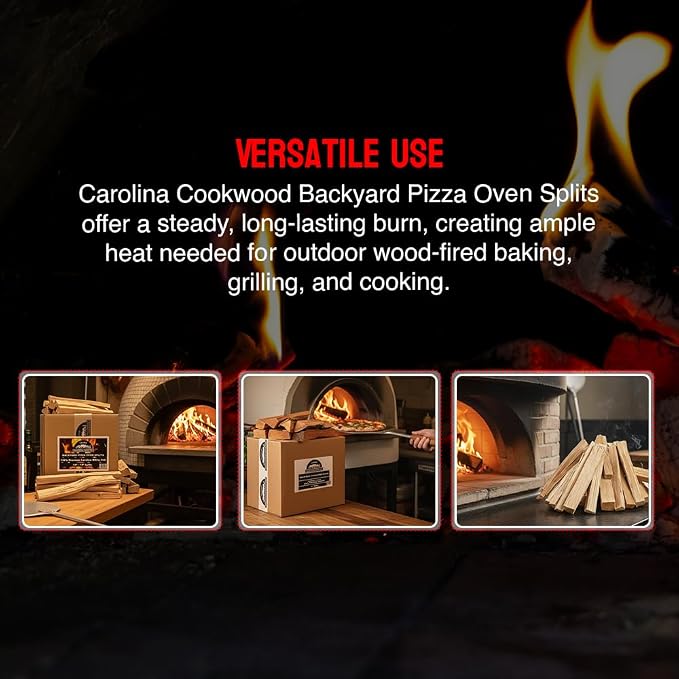 Pizza Oven Wood, 10 to 12‑Inch Firewood Logs, Cherry Hardwood Splits - Image 4