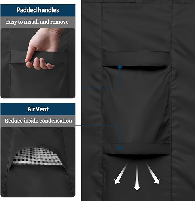 Easy-Going Round Patio Furniture Cover Waterproof Outdoor Dining Table and - Image 6