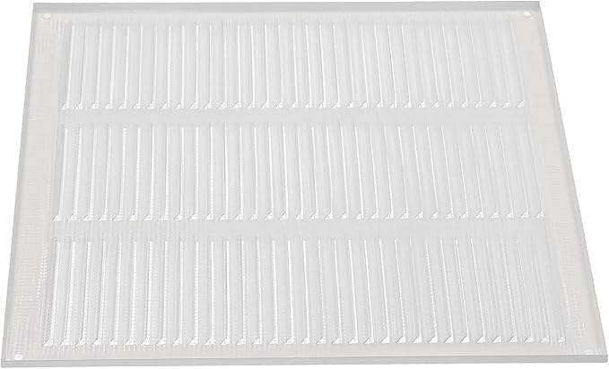 Repa Market 2-Pack 12x12 Inch Air Vent Cover/White Galvanized Steel Louvered - Image 9