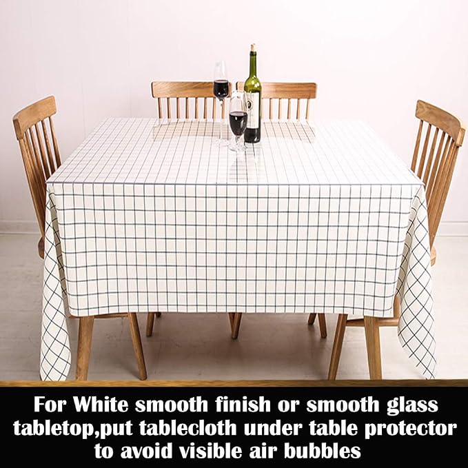 36x76 Inch Clear Plastic Table Protector Waterproof Desk Protecor Table Pad - Image 6