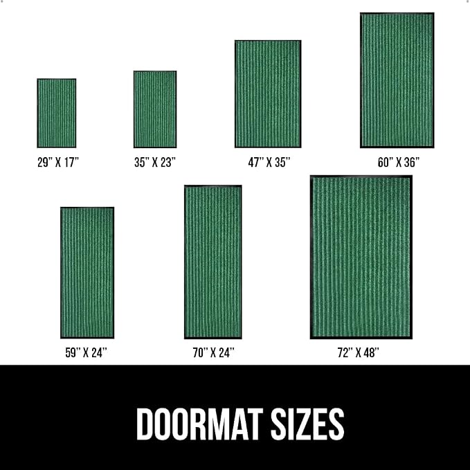 GORILLA GRIP Waterproof Traffic Guard Door Mat, 2 Pack Heavy Duty Entryway Mats - Image 6