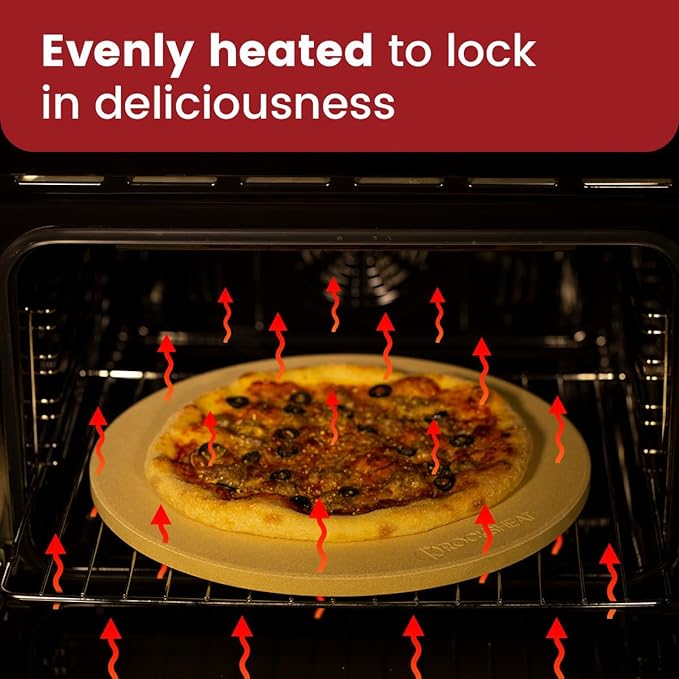 K ROCKSHEAT Pizza Stone Round 16 Inch - Image 4