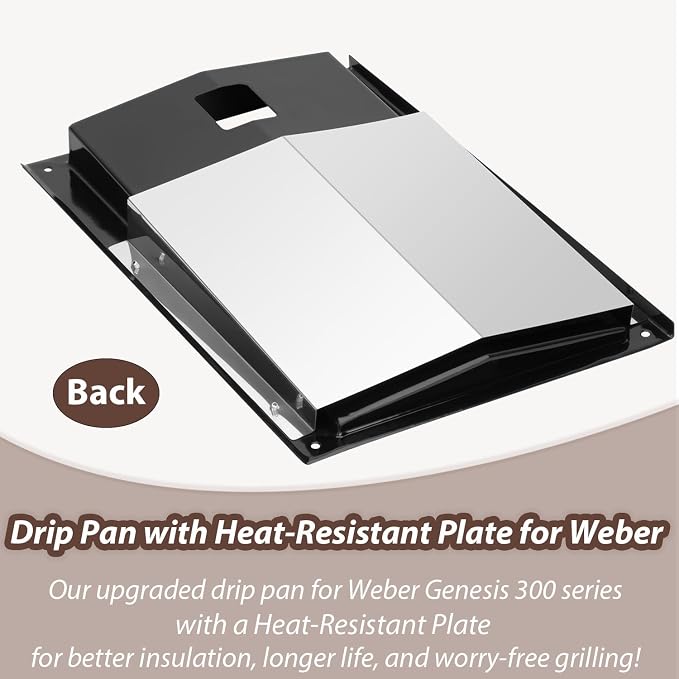 67767 Grease Tray for Weber Grill Parts Genesis 300 Series - Image 4