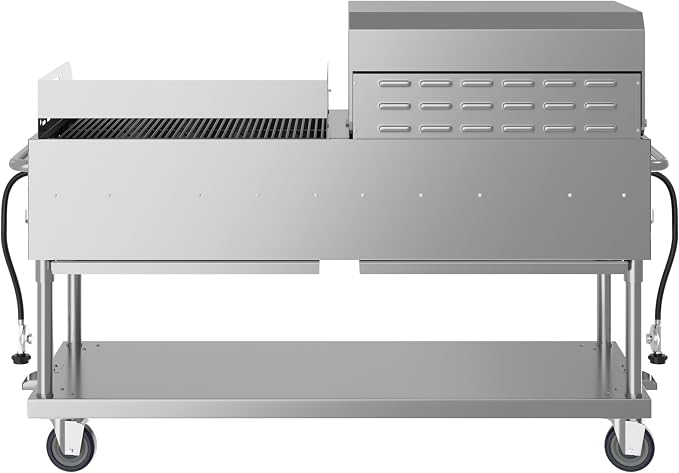 72 in. 10-Burner Commercial Outdoor Propane Gas Grill - Image 7