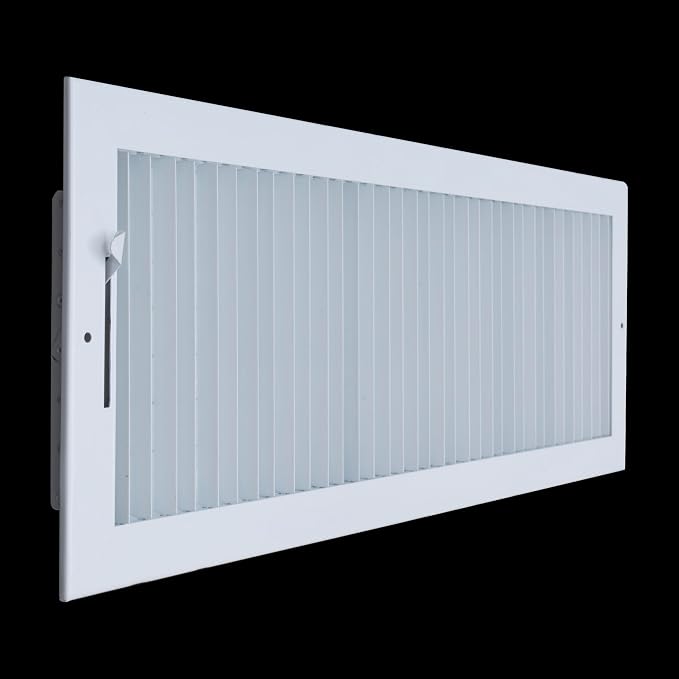 Fits 24x8 Duct Opening Steel Adjustable Air Supply Grille by Handua | Register - Image 4