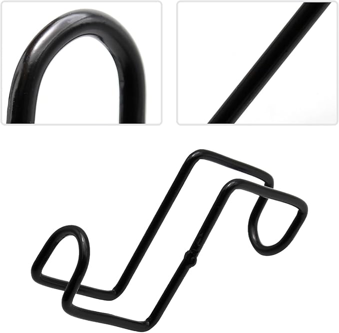 4 Inch Tack Hook Over Rail Bridle Hooks Heavy Duty Horse Water Bucke - Image 4