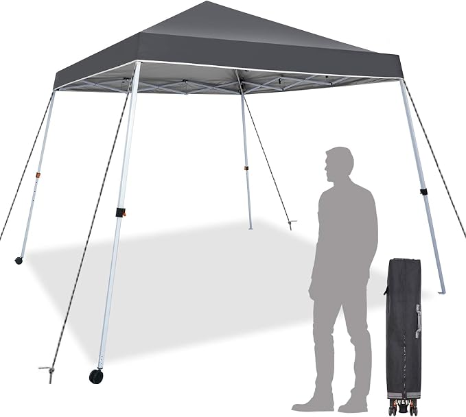 Sunnyglade 10x10 Ft Pop Up Canopy Tent One Button Easy Pop Up Outdoor Instant by Sunnyglade