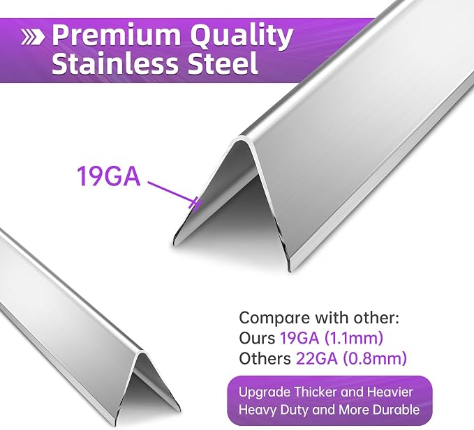 19.5" Stainless Steel 7524 Grill Grates 7620 Flavorizer Bars - Image 4