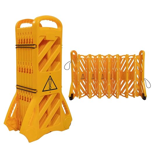 Yeeoy 13 Foot Safety Barrier, Expandable Mobile Barricade System, Commercial by Unknown