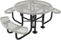COATEDOUTDOORFURNITURE Heavy-Duty Portable Outdoor Picnic Table by CoatedOutdoorFurniture