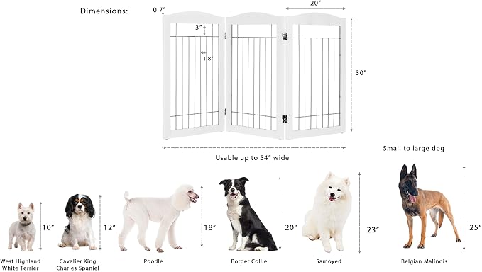 Spirich Freestanding Wire Pet Gate - Image 5