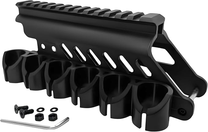 Gotical – Quick Detach Saddle Side 12 Gauge 6 Round Shell Holder Carrier Plate by Gotical