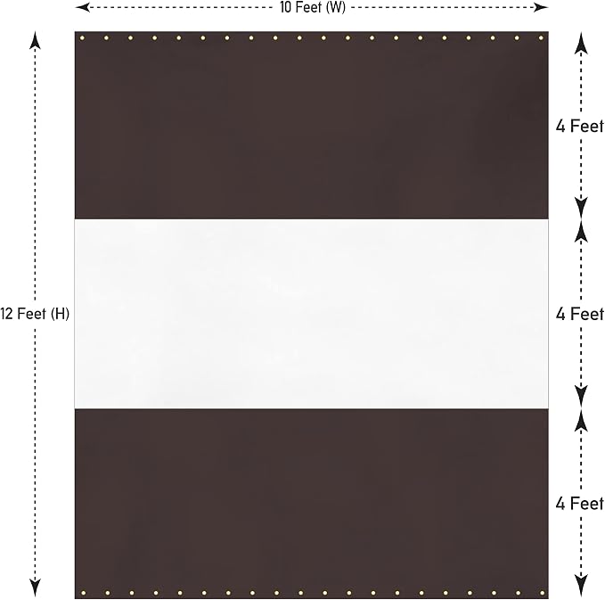 Covers & all Outdoor Clear Panel Curtain, 12 oz Vinyl Outdor Curtains - Image 2