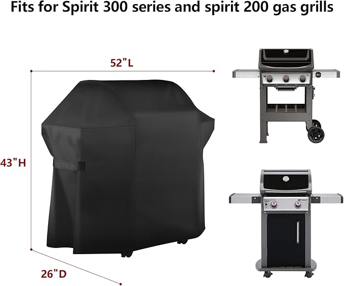 52 Inch 3 Burner Grill Cover, Fits - Image 2