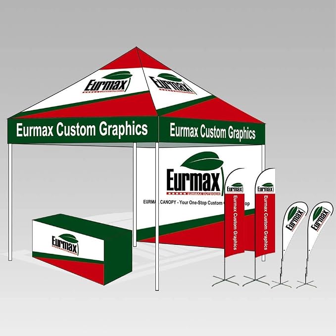 Eurmax USA 5'x5' Pop Up Canopy Tent Commercial Instant Canopies - Image 6