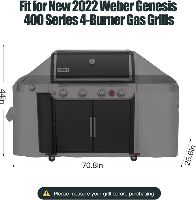 70 Inch Premium Outdoor Grill Cover Fit - Image 2