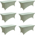 122 6-Pack 6ft Spandex Table Covers by Unknown