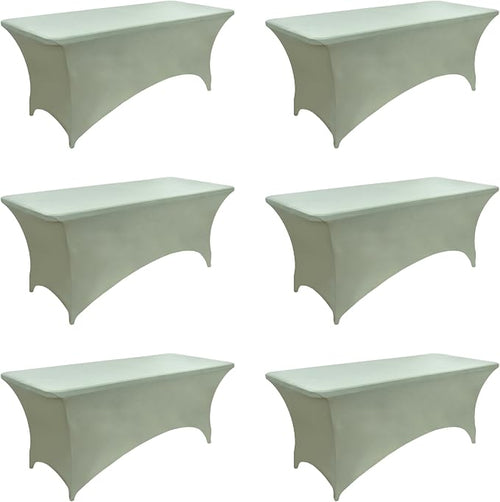 122 6-Pack 6ft Spandex Table Covers by Unknown