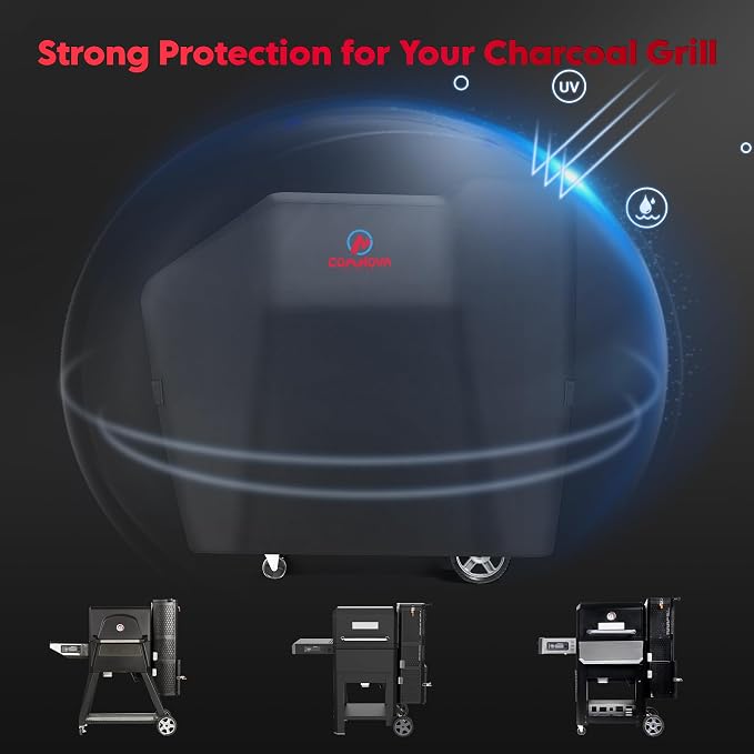 Comnova Grill Cover for Masterbuilt Gravity Series 800 Digital Charcoal Grill - Image 4