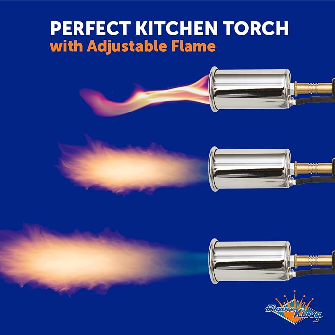Flame King Grill Gun Propane Torch, Culinary Kitchen Torch - Image 3