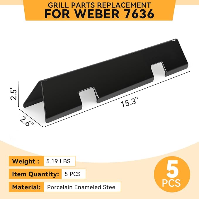 15.3 inch Flavorizer Bars for Weber Spirit I & II E310 E320 E330 S310 S320 S330 - Image 5