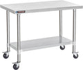 DuraSteel 24x48 NSF Stainless Steel Cart by DuraSteel