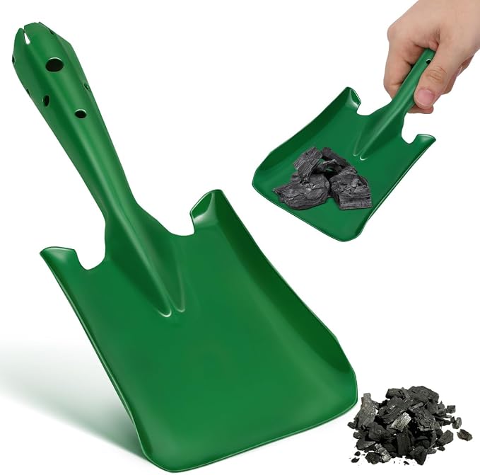BESPORTBLE Ash Scoop for Fireplace, Fire Pit & Wood Stove – Small Iron Coal by BESPORTBLE