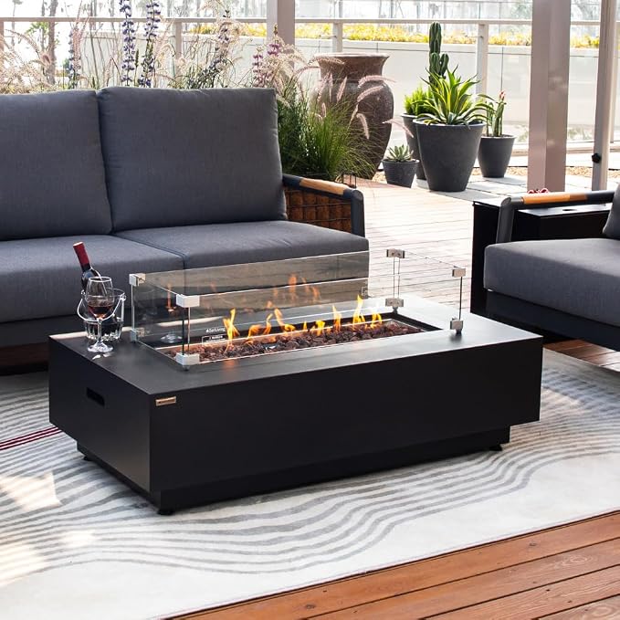 Westwood 50” Propane Fire Pit Smokeless Firepit Converts to Outdoor Gas Fire Pit - Image 3