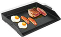 Universal Cast Iron Griddle 18.6" x 14", Pre-Seasoned Nonstick Flat Top Grill by MOASKER