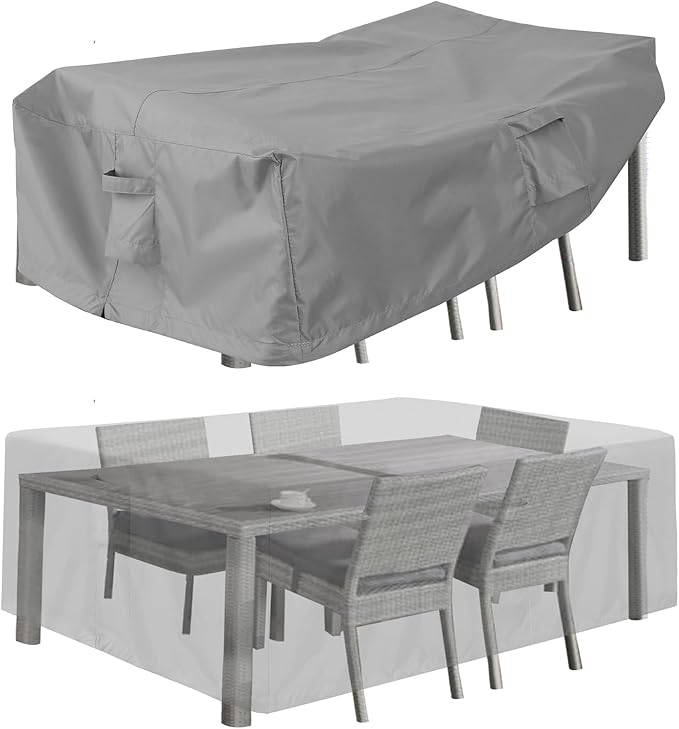 PureFit Patio Furniture Covers, Outdoor Table Furniture Cover Waterproof by PureFit