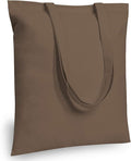 TOPDesign 6-Pack Economical 16"x15" Brown Cotton Tote Bag, Lightweight Medium by TOPDesign