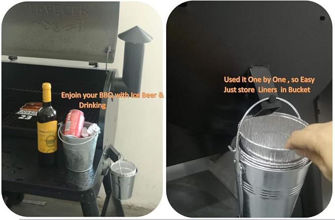 Drip Grease Bucket and 12-Pack Liners - Image 7