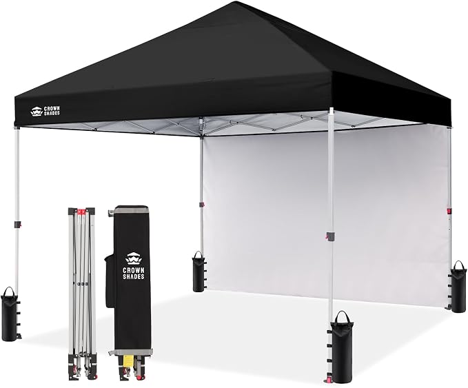 CROWN SHADES 8x8 Pop Up Canopy by CrownShades