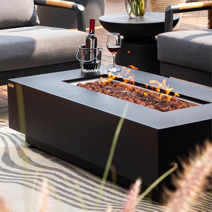 Westwood 50” Propane Fire Pit Smokeless Firepit Outdoor Gas Fire Pit - Image 6
