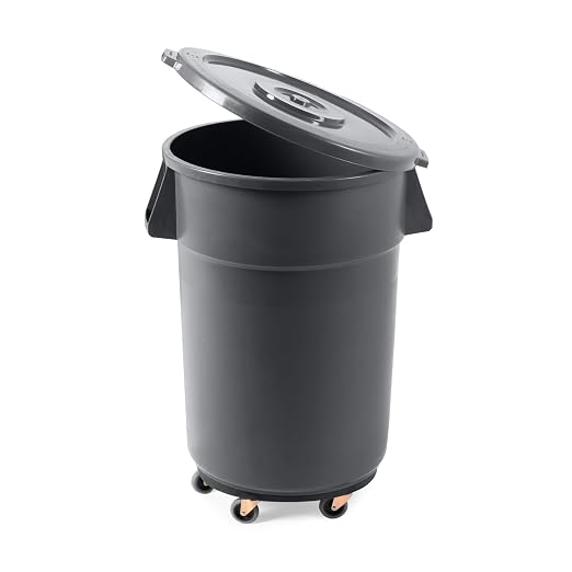 PRO&Family Commercial Round Trash Can by PRO%26Family