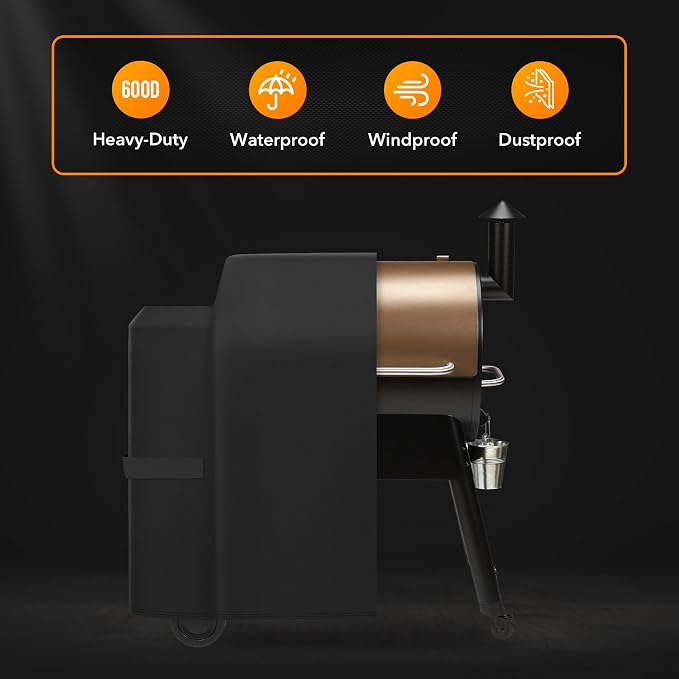Heavy Duty Waterproof Grill Cover Compatible - Image 4