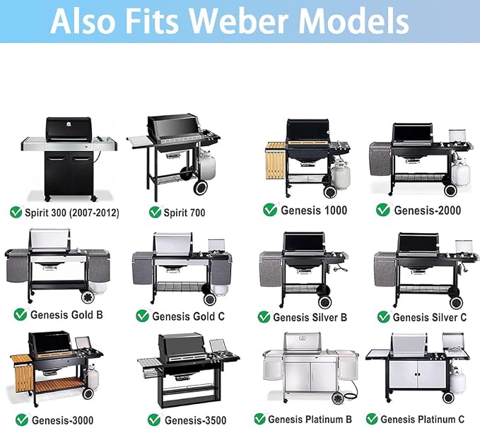 17.5 Inch 7638 Cooking Grates for Weber Spirit & Spirit II 300 Spirit E/S 310 - Image 3