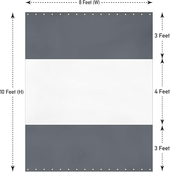 Covers & All Outdoor Clear Panel Curtain, 12 oz Vinyl Outdoor Curtains - Image 2