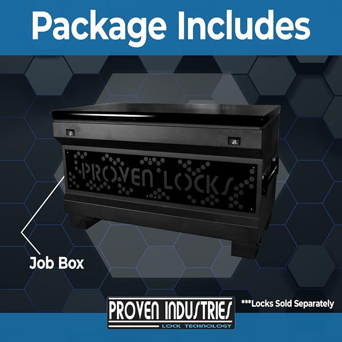 Proven Industries 48" Job Site Box, Heavy Duty Steel Tool Box, Made in the USA - Image 3