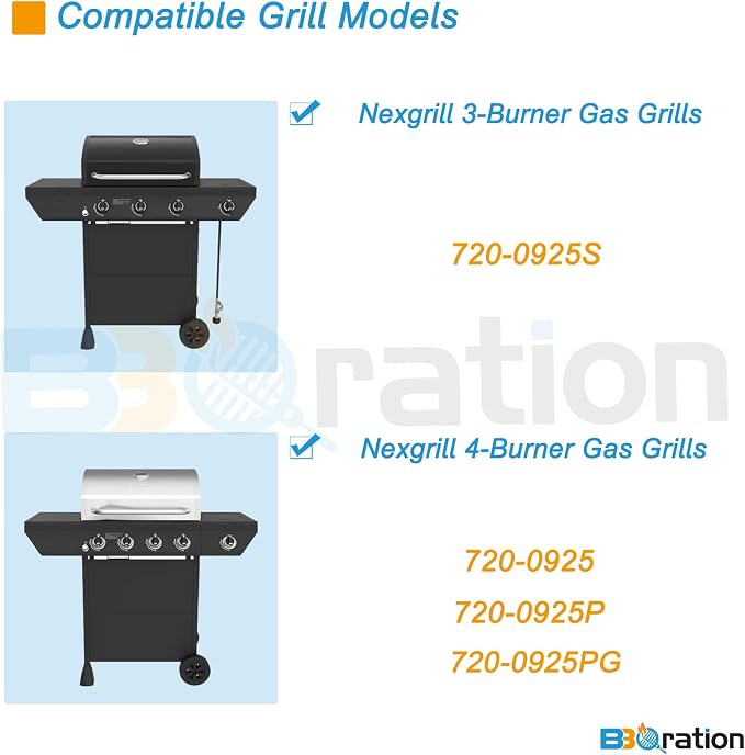 Grill Parts for Nexgrill 4 Burner 720-0925 720-0925P 720-0925PG, Cooking Grate - Image 2