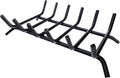 Fireplace Grate, Fireplace Log Holder, 21 inch Heavy Duty Solid Cast Iron by Luoieo