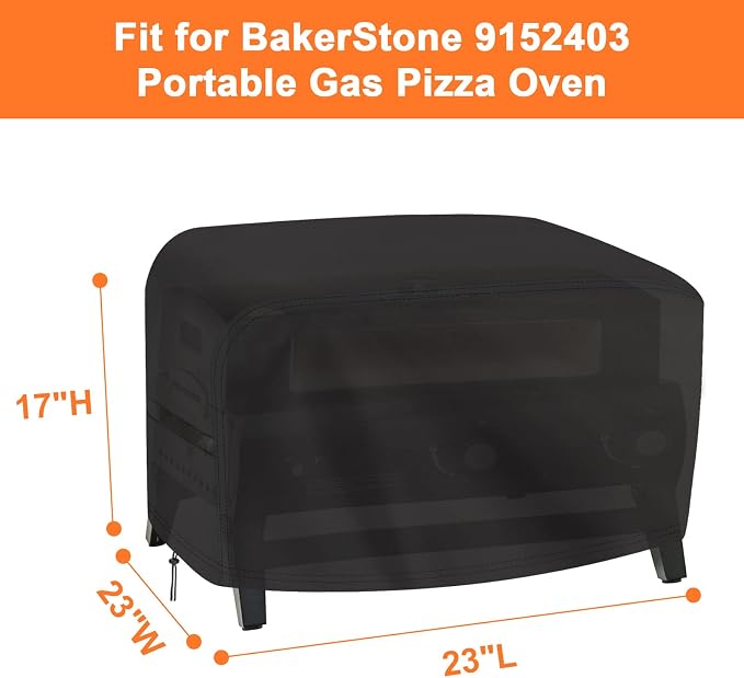 Pizza Oven Cover for BakerStone 9152403 Portable Gas Pizza Oven, Outdoor Pizza - Image 2