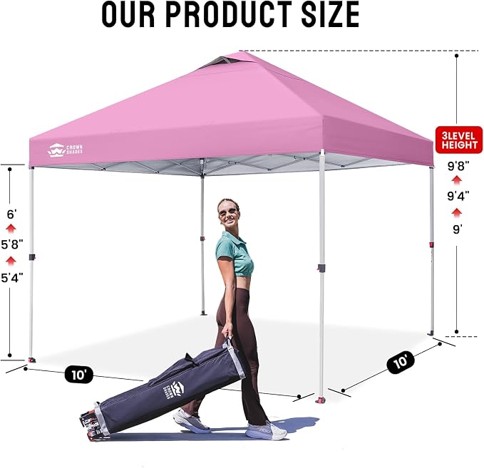 CROWN SHADES 10x10 Pop Up Canopy - Image 6