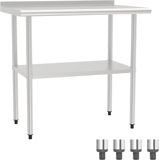 24x36 Inch Stainless Steel Work Table by STEELBUS