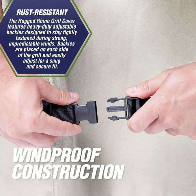 RUGGED RHINO 64 Inch Heavy Duty Grill Cover - Image 4